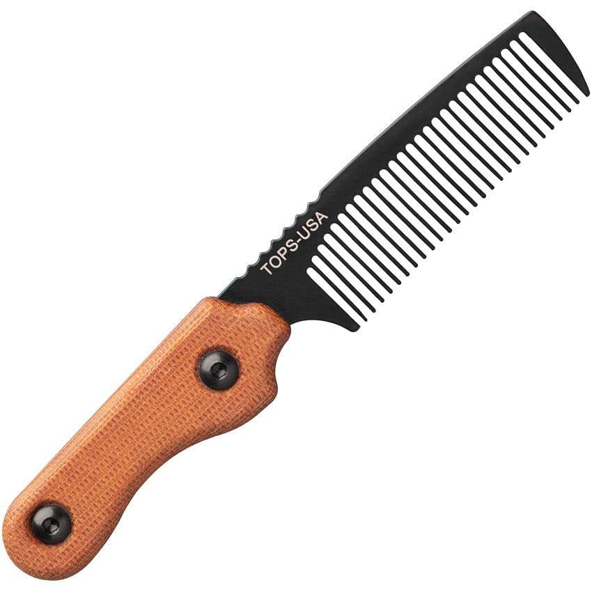 鉄*人様 PACIFIC FURNITURE SERVICE E.A. COMB Amazon.com : TOPS Knives Tac Rake Beard Comb | Tan Canvas Micarta